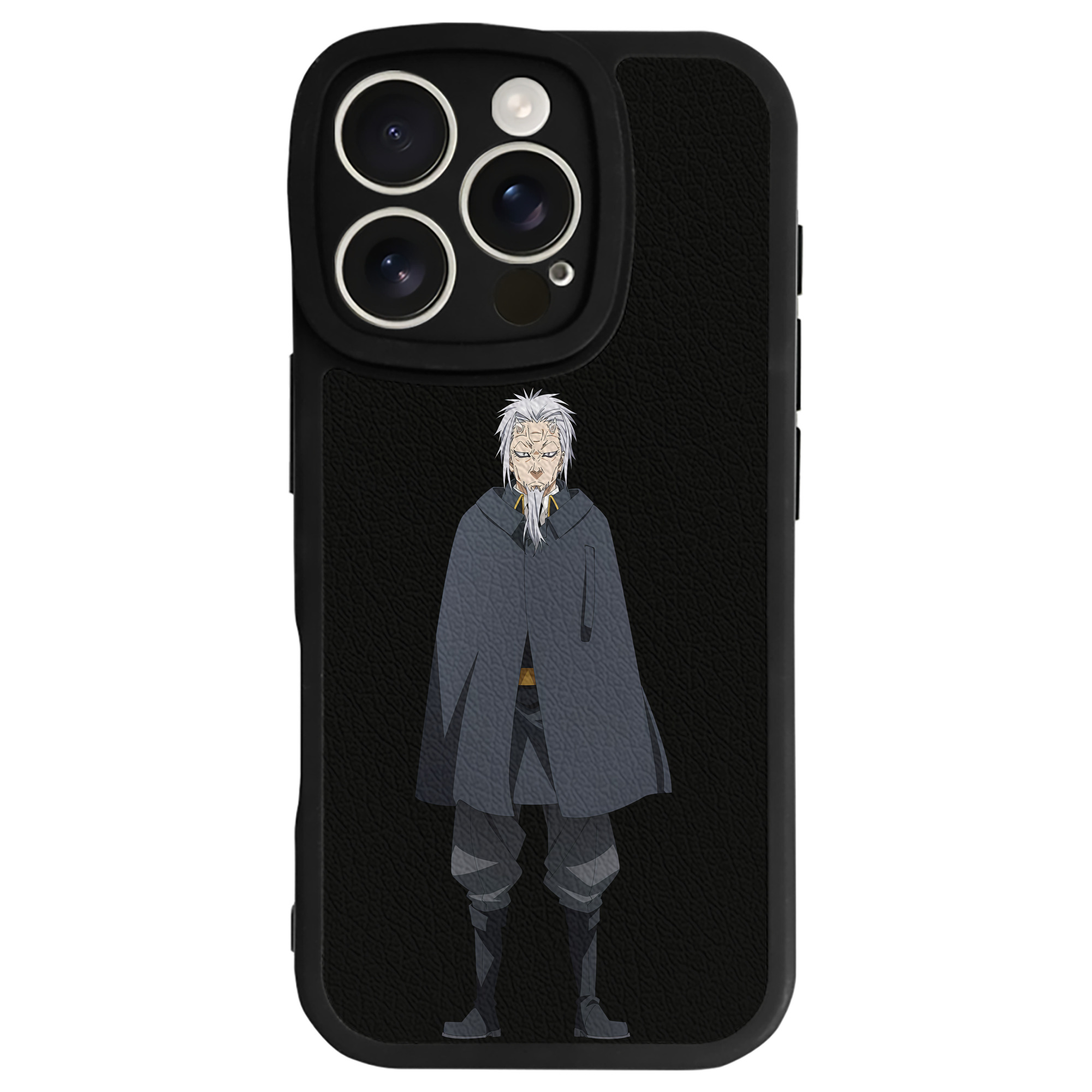 （画像用） 転スラ Regarding Reincarnated to Slime 【iPhone 16シリーズ対応】シリコンスマホケース（レザー調） 材質：シリコン